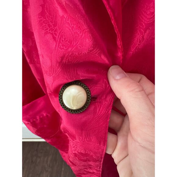 Victoria's Secret Vintage Fuchsia Long Robe Small - Picture 2 of 5